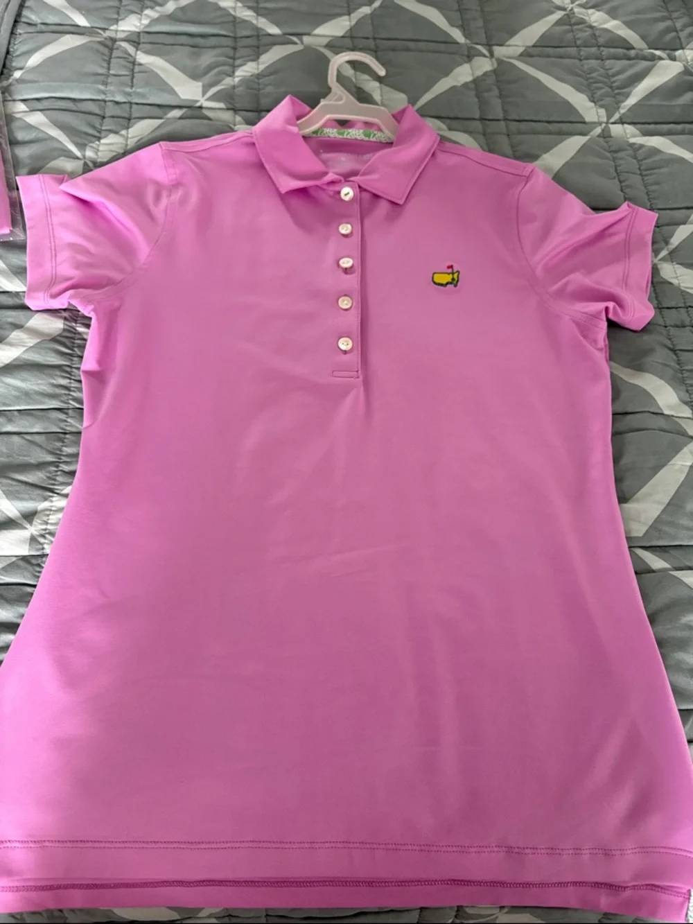 2026 Augusta Masters Magnolia Lane Purple Polo Women’s Embroidered Logo - Picture 2 of 3